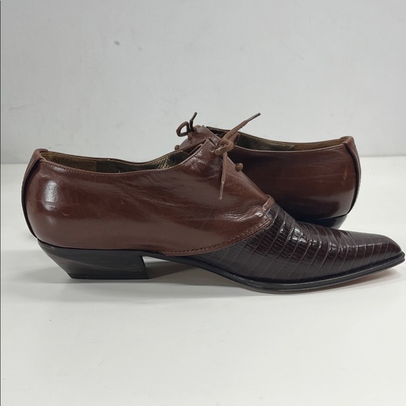 VIA SPIGA Leather Loafer Shoes in Brown Size 8 - Picture 4 of 10